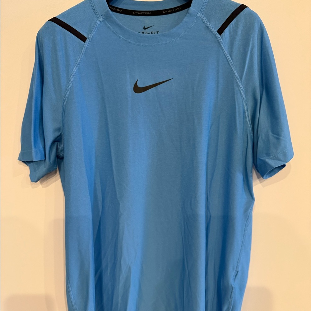 Nike Pro Light Blue Dri-FIT Shirt